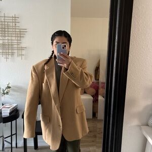 vintage tan 100%camel hair coat or blazer Options Stafford Look At Pics For Sz